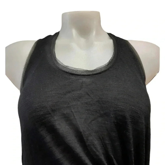 Princess Vera Wang Black Sleeveless  Asymmetrical Midi Dress Size XL - Picture 5 of 11